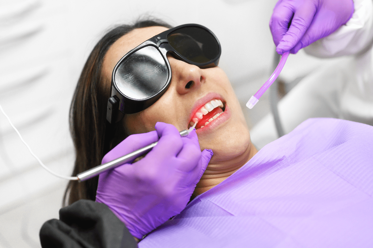 laser treatments in smilenshine dental clinic